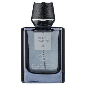 ادوپرفیوم بلک لدر فرگرانس ورد با اسپری Black Leather Fragrance World