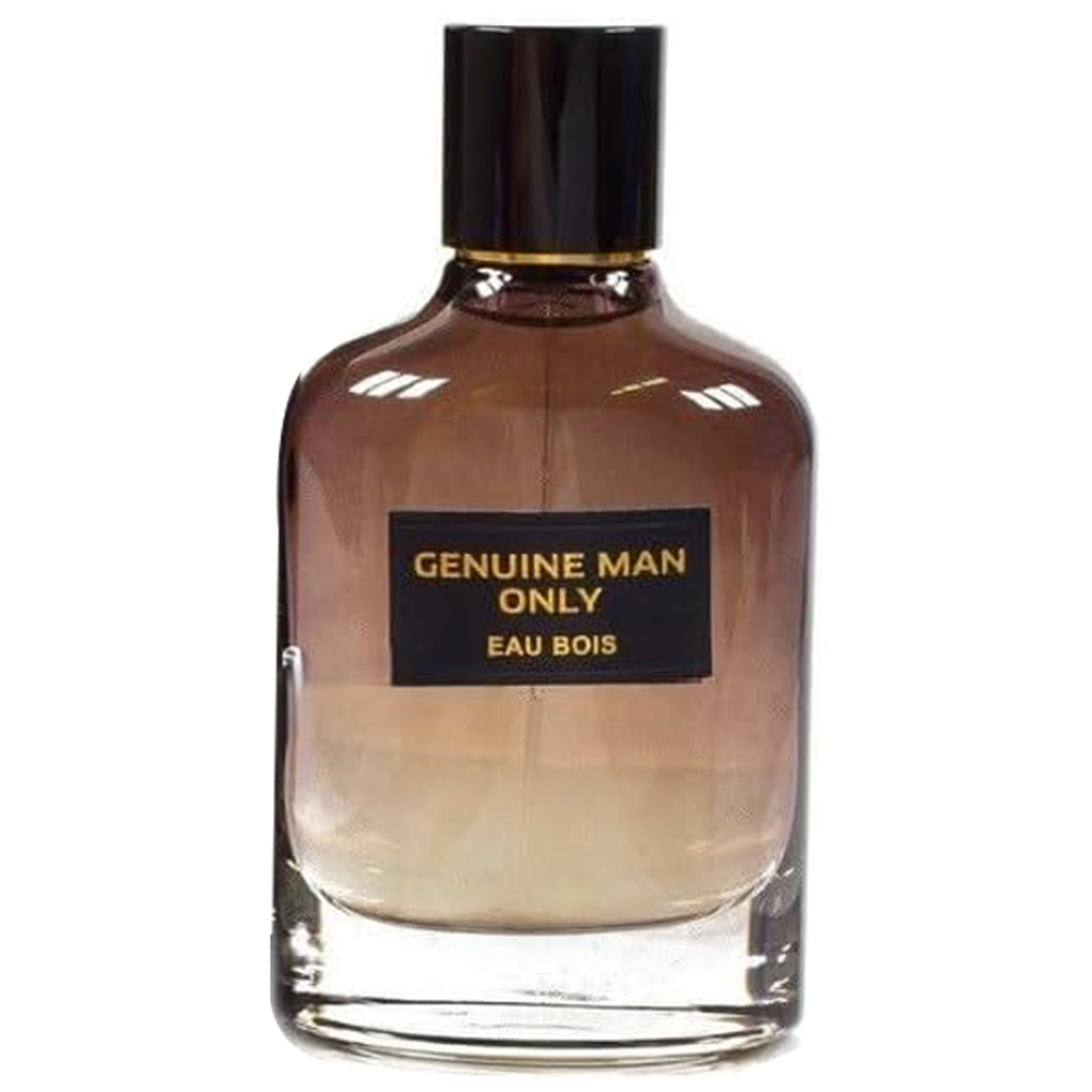 ادوپرفیوم جنیون من اونلی بویس فرگرانس ورد Genuine Man Only Eau Bois Fragrance World