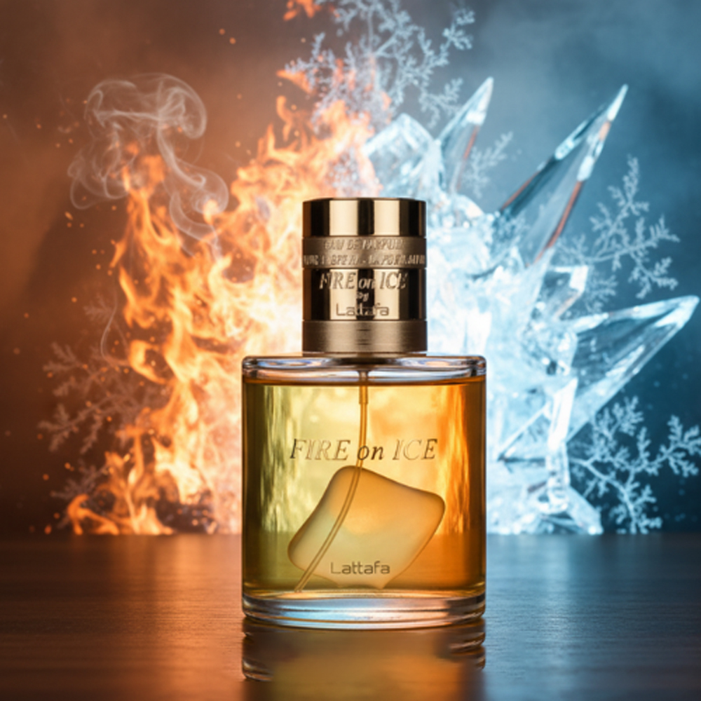 ادوپرفیوم فایر ان ایس لطافه Fire On Ice Lattafa