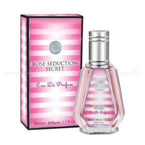 ادکلن 50 میل رز سداکشن سکرت فرگرانس ورد Rose Seduction Secret Fragrance World (ویکتوریا سکرت بامبشل Victoria Secret Bombshell)