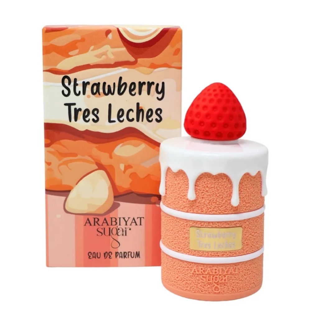 ادوپرفیوم استرابری ترس لچز عربیات شوگر Strawberry Tres Leches Arabiyat Sugar